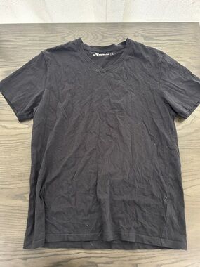Black V-Neck Men's T-Shirt